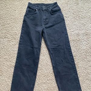 Ragged Black Mom Jeans, never worn